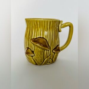 VINTAGE 70s Mushroom Coffee Mug